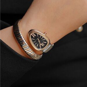 Designer Inspired Rose Gold and Silver Watch